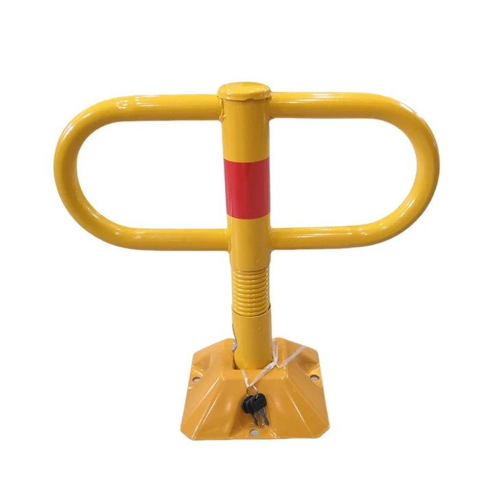 Heavy Duty Fold Down Collapsible Spring Parking Bollards