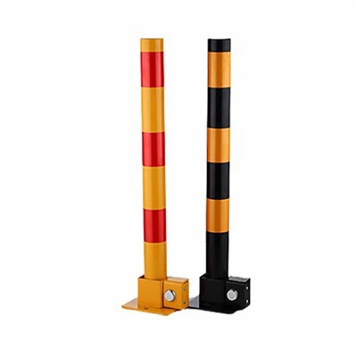 Bollard parkir lipat manual