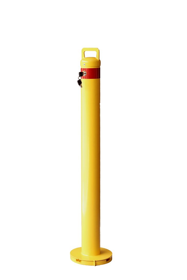 Tonggak Keamanan yang Dipasang di Permukaan Dengan Kunci